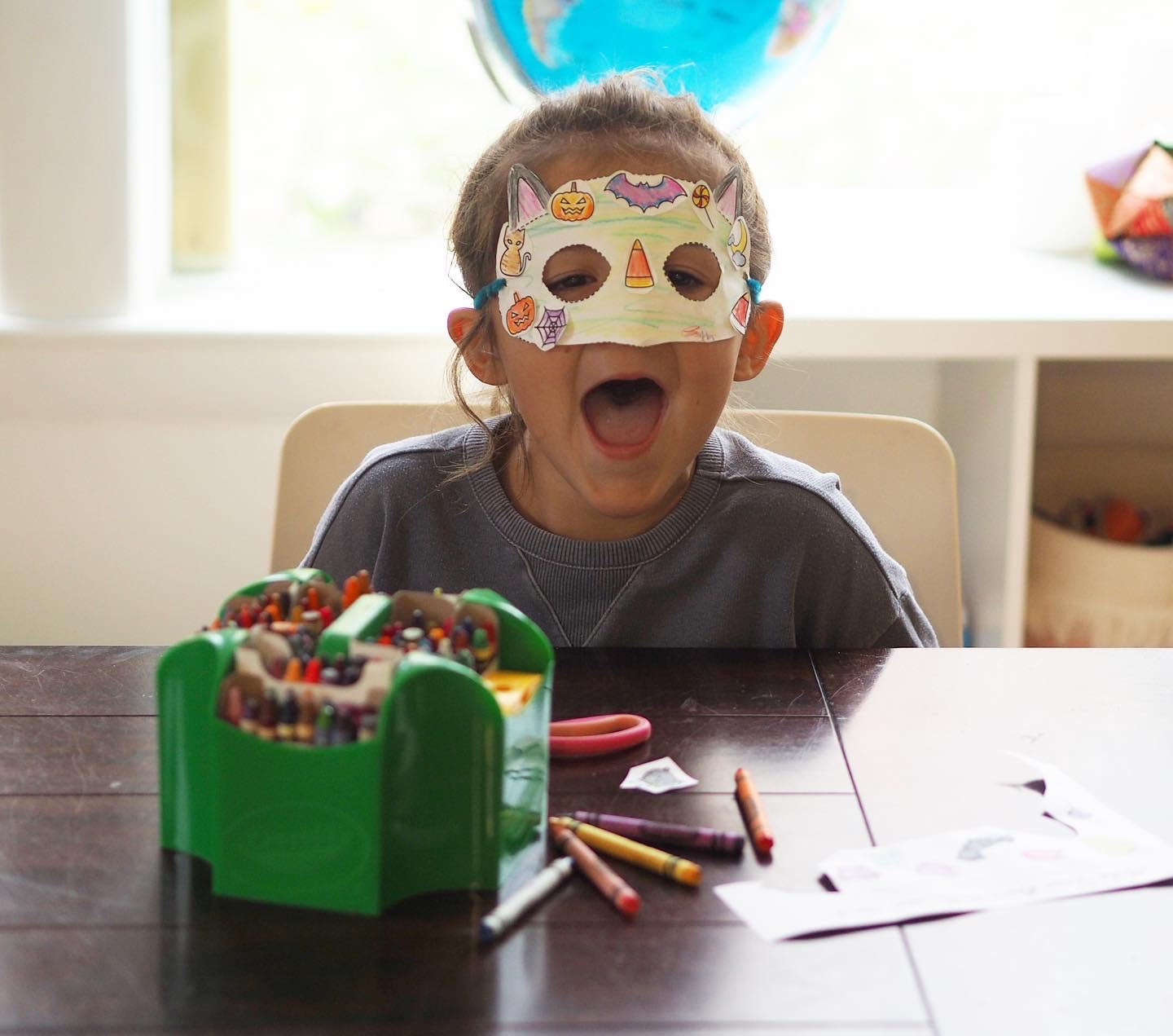 Free Printable: Halloween Mask DIY